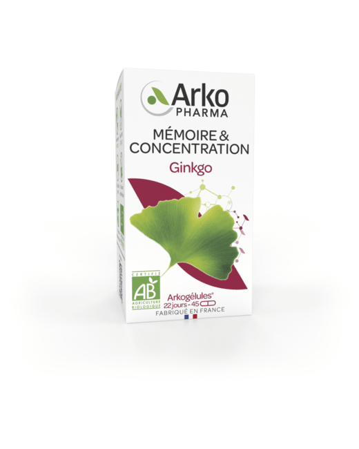 Boite de ginkgo bio Arkogelules
