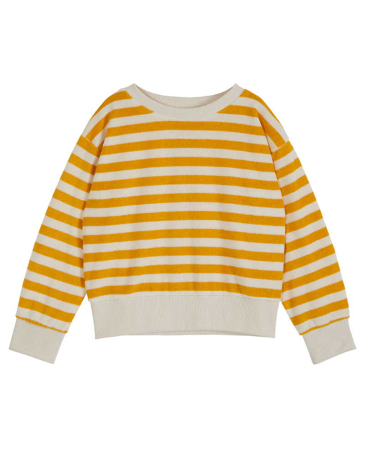 Sweat-shirt éponge Rayure Soleil