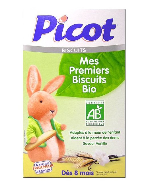 Picot 1ers Boudoirs Vanille 24 Biscuits - Faciles à saisir pour bébé -  Pharma360