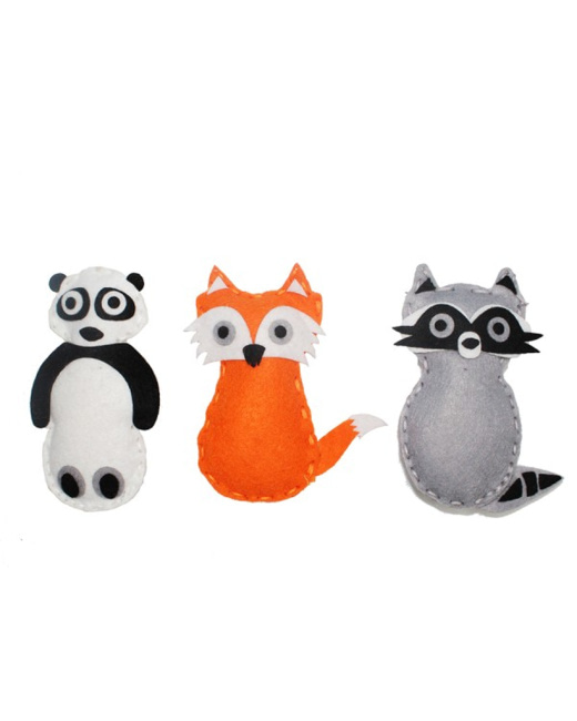 Kit à Coudre En Feutrine Mascottes - The Best Team