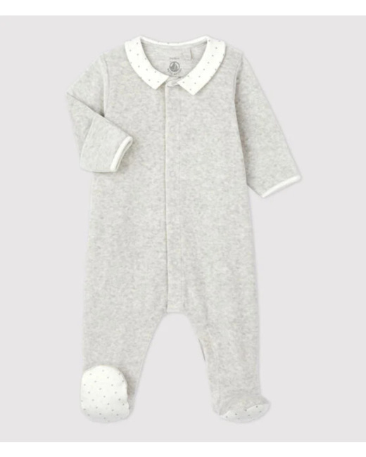 Grenouillère hiver Beluga Chiné