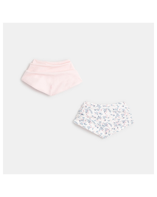 Foulard triangle fleuri (lot de 2)