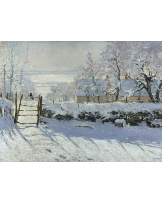 Puzzle Claude Monet : La Pie, 1868-1869