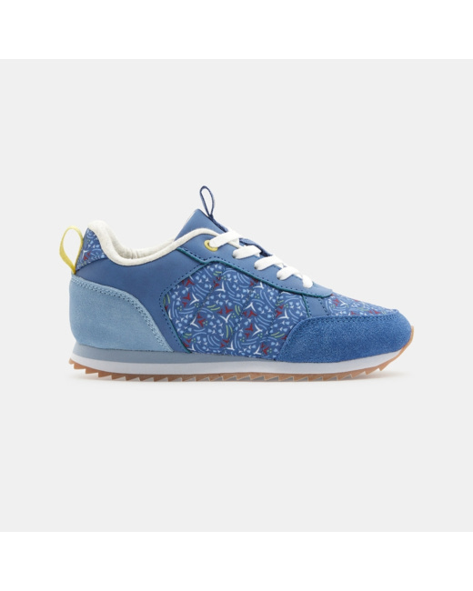 Tennis running imprimées bleues fille