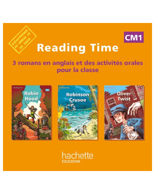 Reading Time CM1 - CD audio classe des 3 ouvrages - Edition 2012