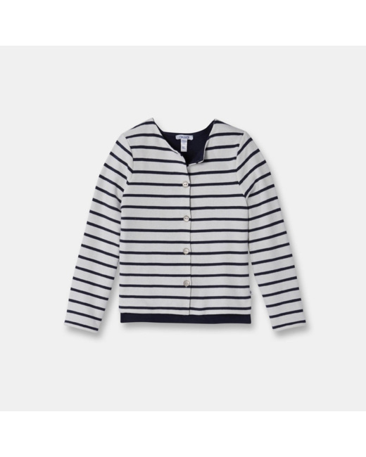 Sweat-shirt marin bleu fille