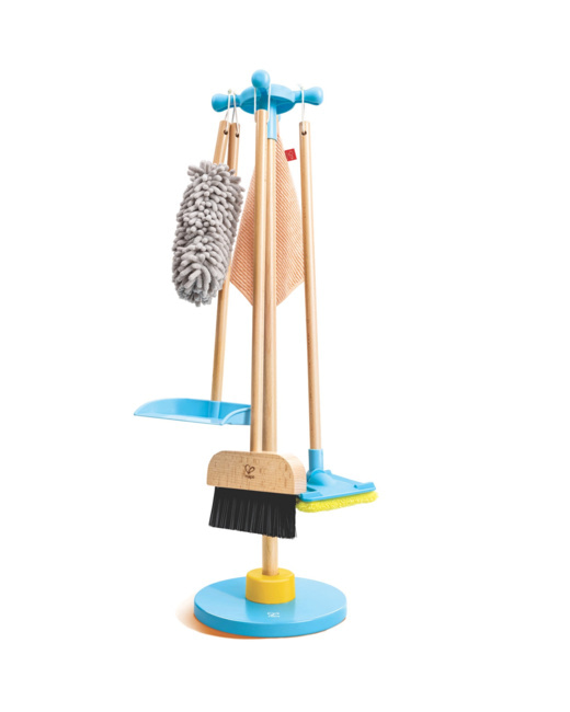 Support pour balais et set de nettoyage
