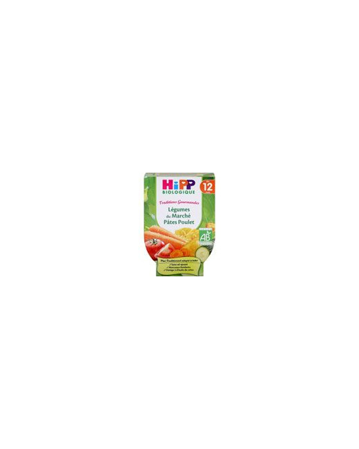 Légumes du marché pâtes poulet 220 g dès 12 mois
