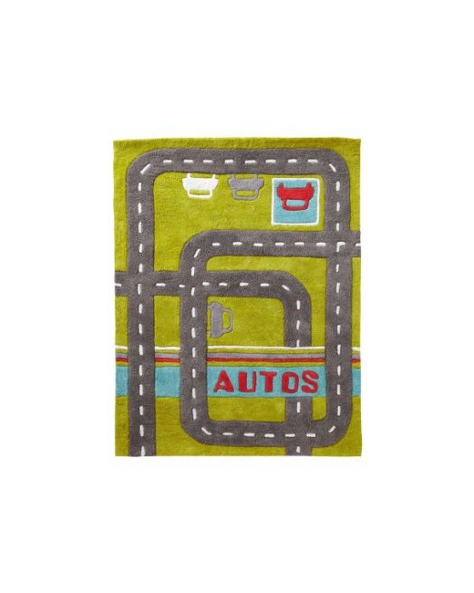 Tapis aire de jeu garcon theme autos 