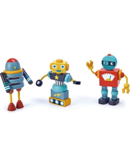 Robots à construire en bois