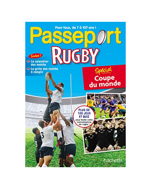 Passeport Adultes Rugby Spécial Coupe du monde - Cahier de vacances 2023