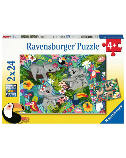 Puzzle Koalas et paresseux - de 4 ans