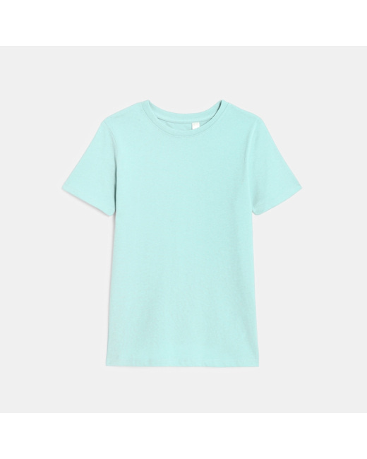 T-shirt basique manches courtes bleu garçon