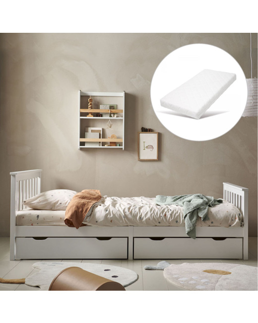 Lit simple avec matelas Milo
