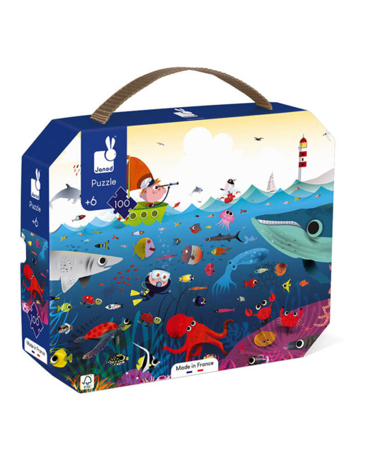 Puzzle Monde sous-marin 100 pcs