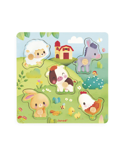 Puzzle tactile Ferme