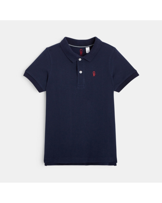 Polo classique bleu garçon