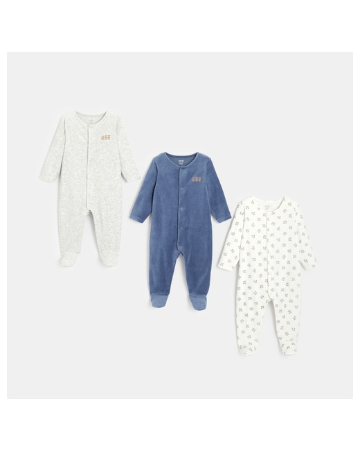 Dors-bien velours (lot de 3)