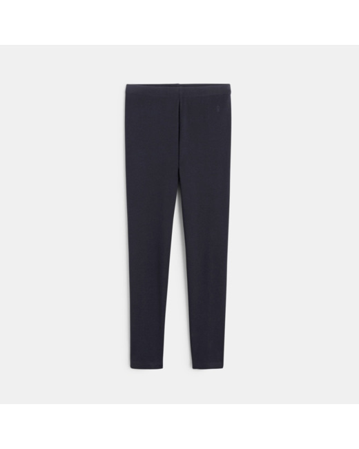 Leggings unis gris fille