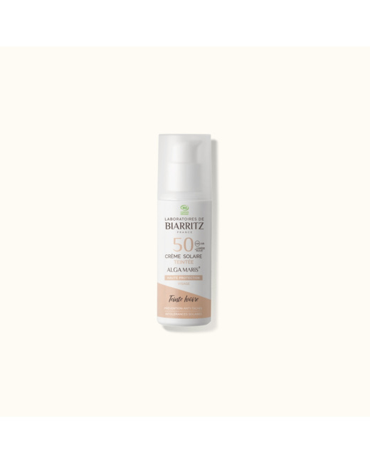 Crème solaire teintée SPF50