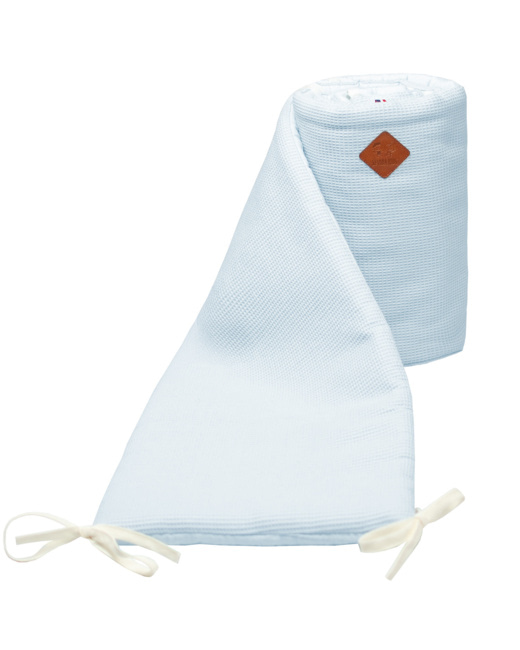 Tour de lit universel en gaze de coton Nid d'abeille