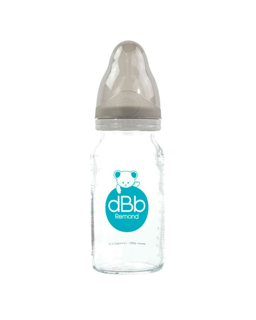 Biberon verre tétine silicone 110ml
