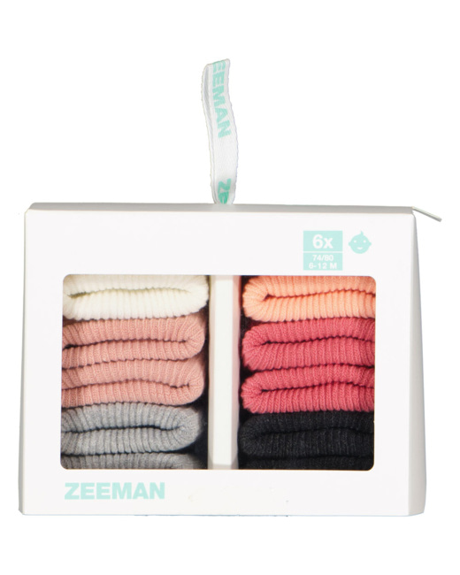 Chaussettes bébé - Lot de 6