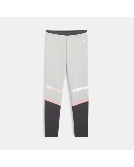 Legging sport colorblocks gris fille