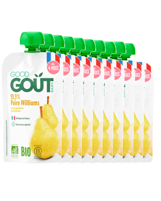 Pack de 10 gourdes Poire Williams Bio