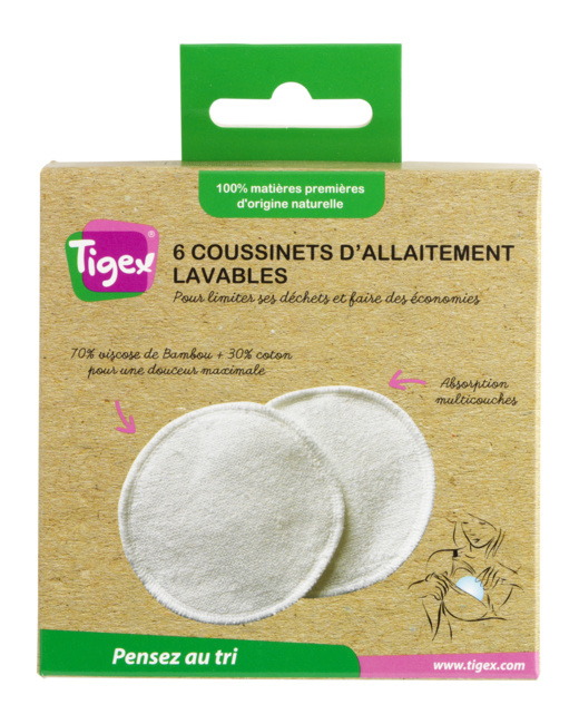 Coussinets d'allaitement lavables