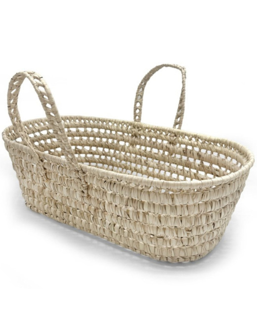 Couffin en osier pour poupée