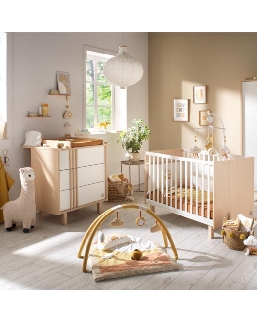 Chambre Duo Lit Commode Nature