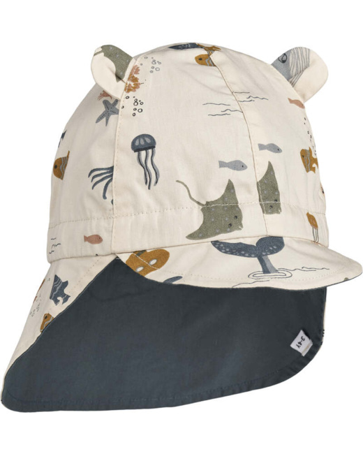 Chapeau avec oreilles réversible Gorm Sea creature / Sandy