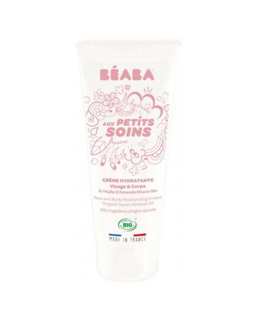 Crème Hydratante Visage & Corps pour bébés Huile d'amande doouce bio