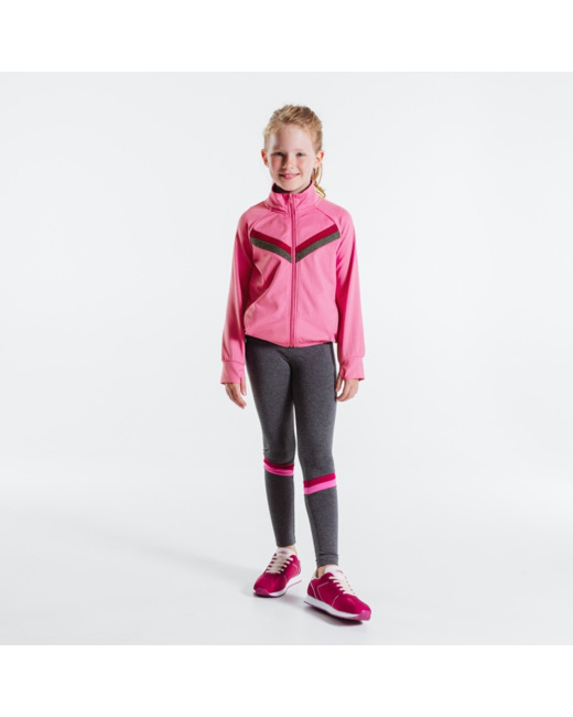 Veste de jogging rose fille
