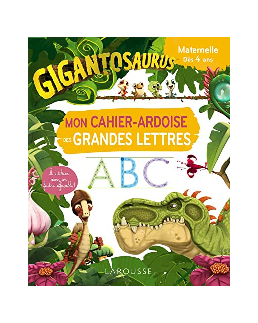 GIGANTOSAURUS Mon cahier ardoise des grandes lettres