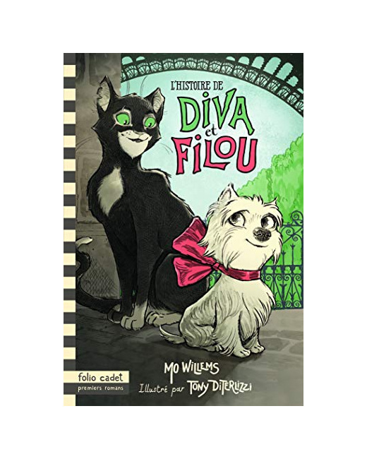 Livre L'Histoire De Diva Et Filou - Folio Cadet Premiers Romans - Dès 7 Ans
