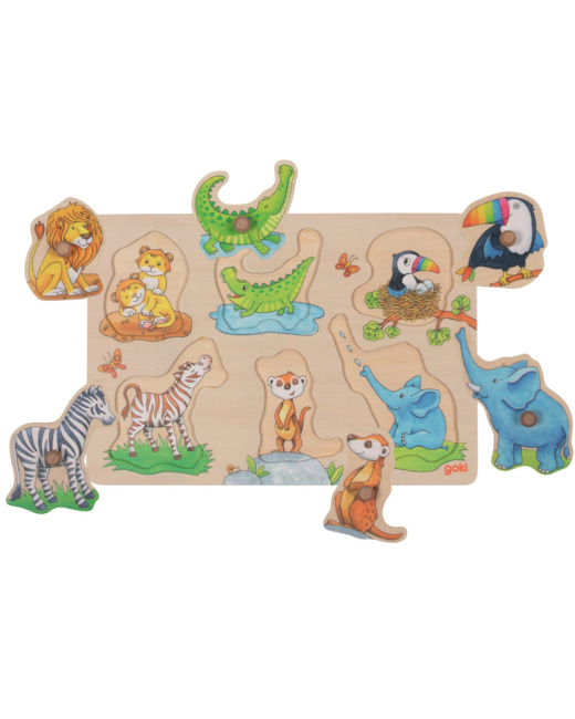 Puzzle à encastrements Maman et son petit