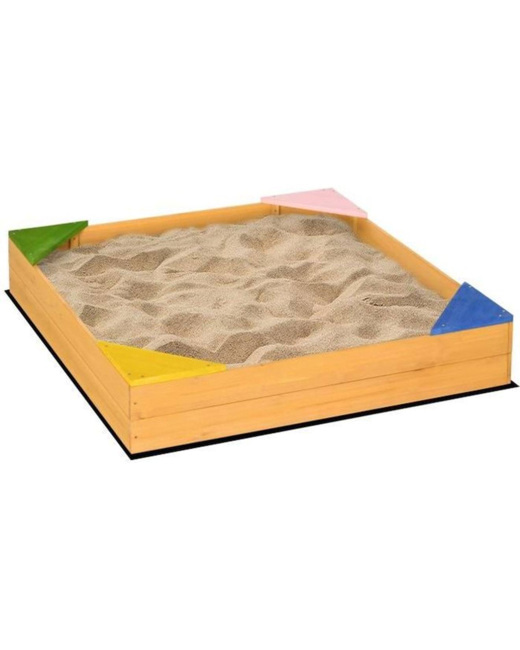 Bac à sable carré en bois