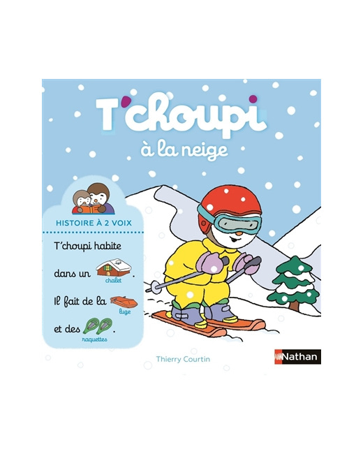 Livre T'choupi à la neige