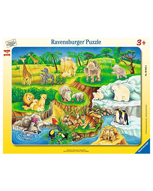 Puzzle - Visite au zoo - 14 pièces