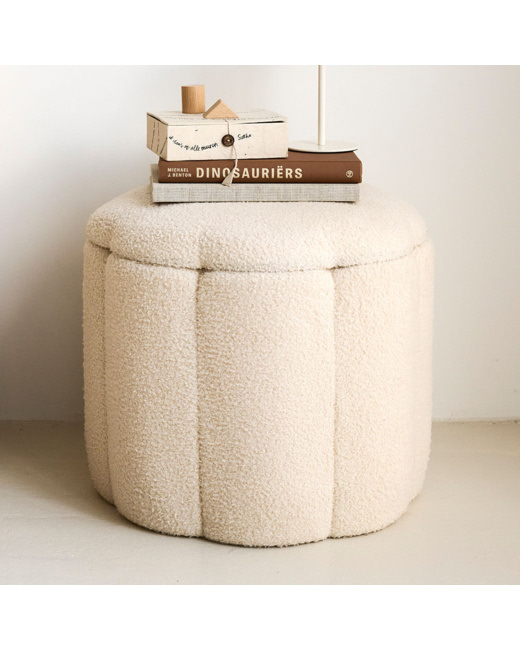 Pouf De Rangement Fleur XL