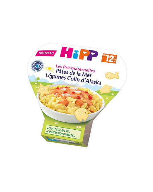 Pâtes de la Mer Légumes Colin d'Alaska - dès 12 mois
