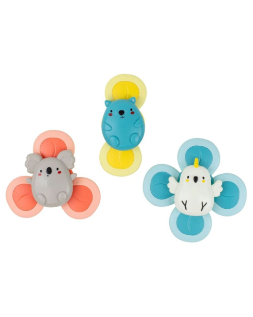 Lot de 3 spinners sensoriels animaux australiens