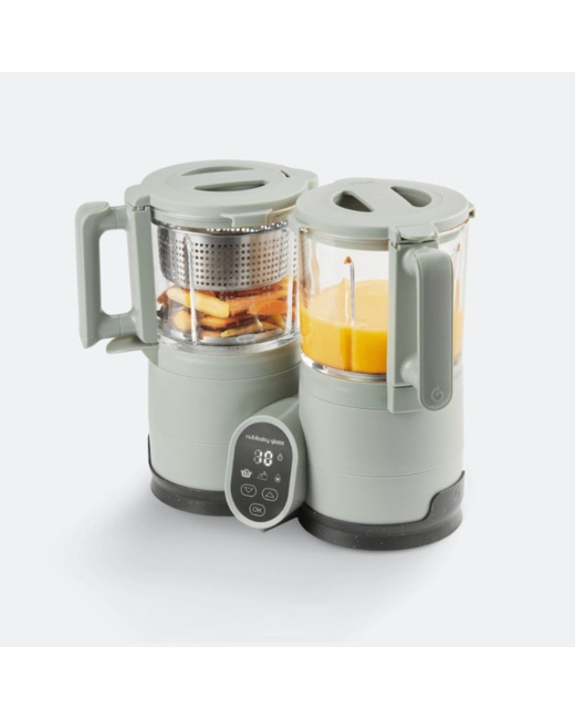 Robot cuiseur en verre Nutribaby Glass Celadon