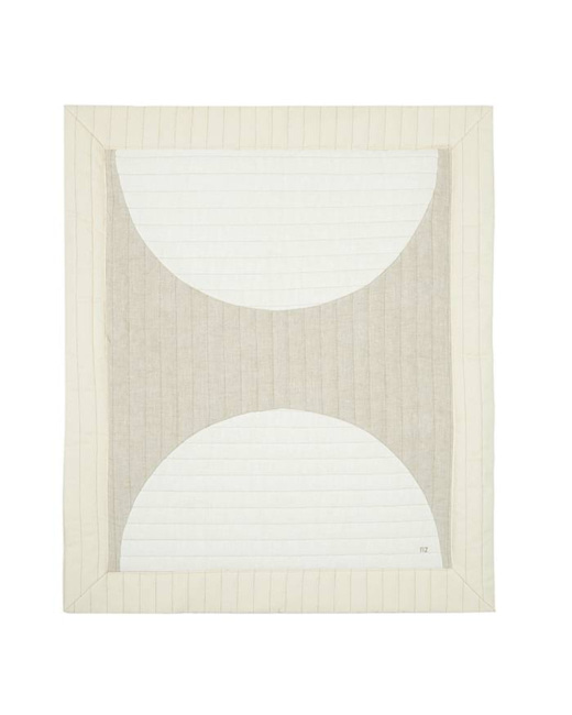 Plaid lin français et coton Lune