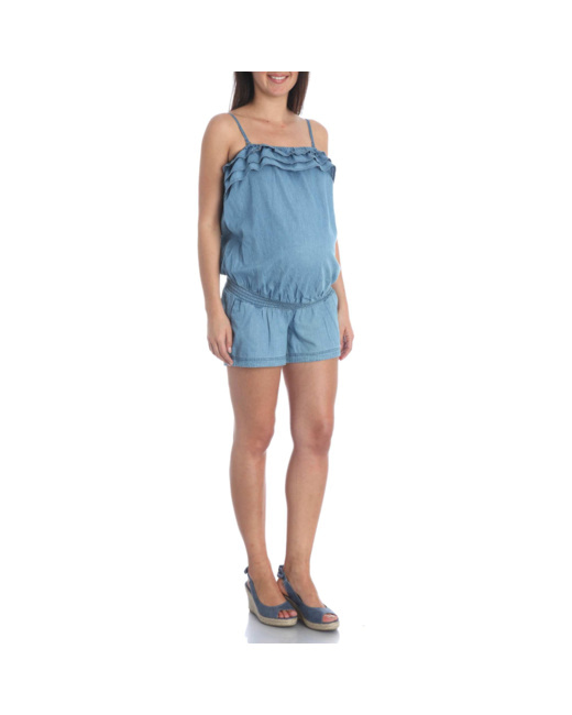 Combishort grossesse en jean