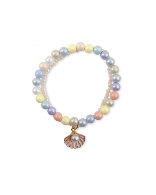 Bracelet coquillage pastel