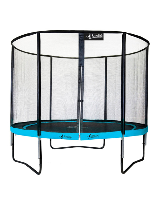 Trampoline de jardin rond 305 cm + filet de sécurité PUNCHI