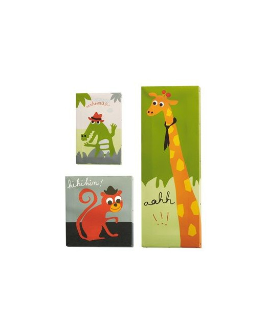 Tableaux animaux enfant Savane party